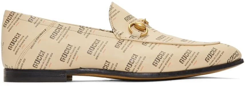 All Over Logo Stamp Brixton Loafers