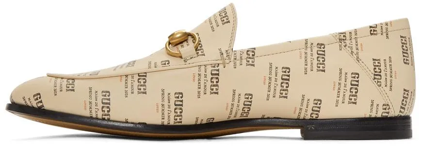 All Over Logo Stamp Brixton Loafers