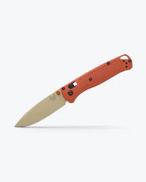 Benchmade Bugout 535TN-10 AXIS Lock 3.235" Desert Verde Cerakote CPM-S30V Rust Orange Grivory Handles