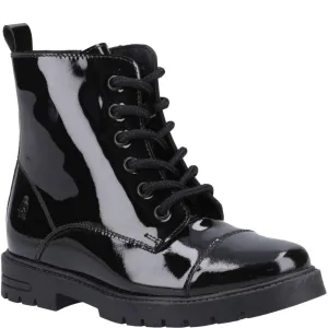 Black Lauren Patent Senior School Shoes