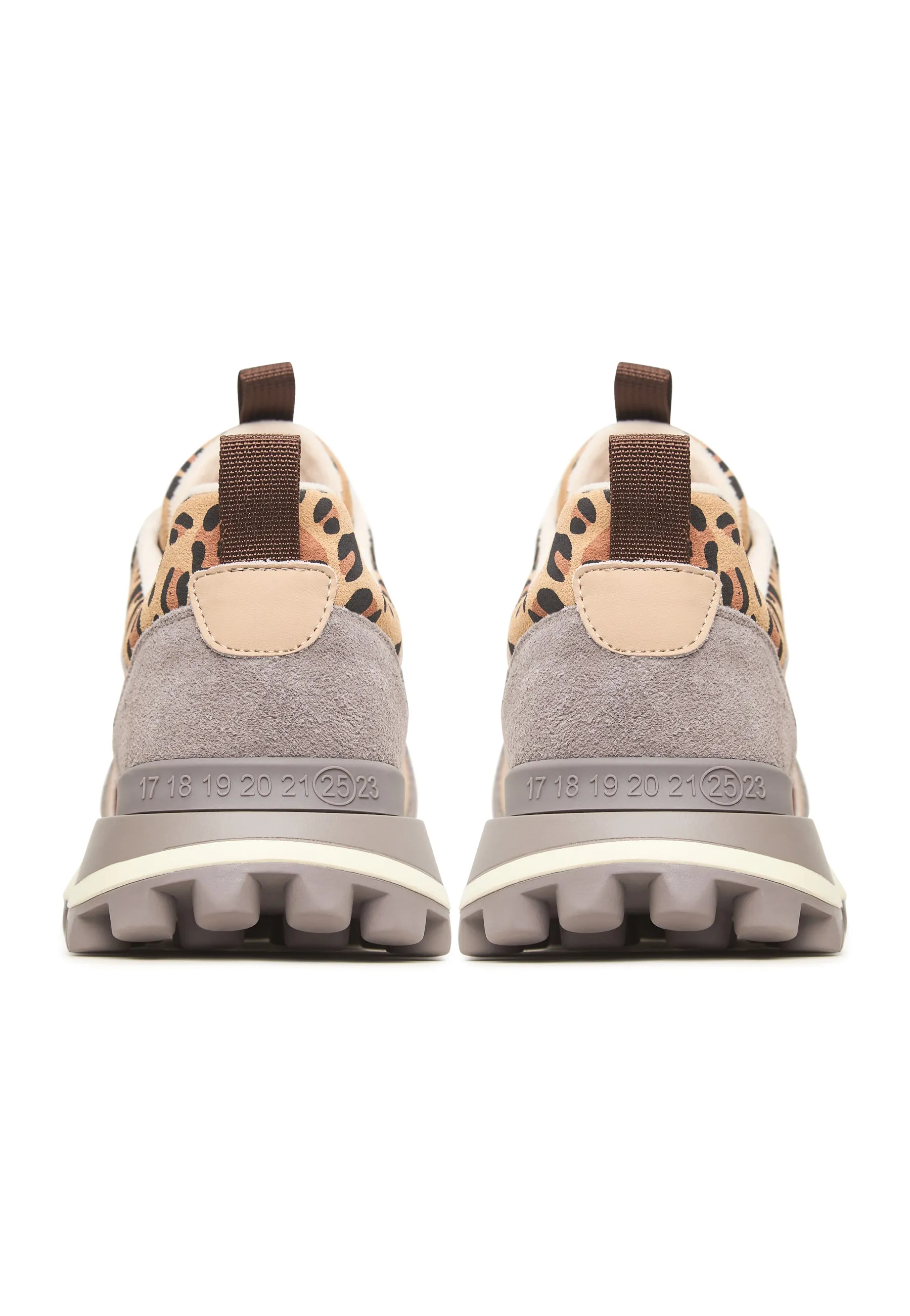 Chunky Platform Sneakers - Beige