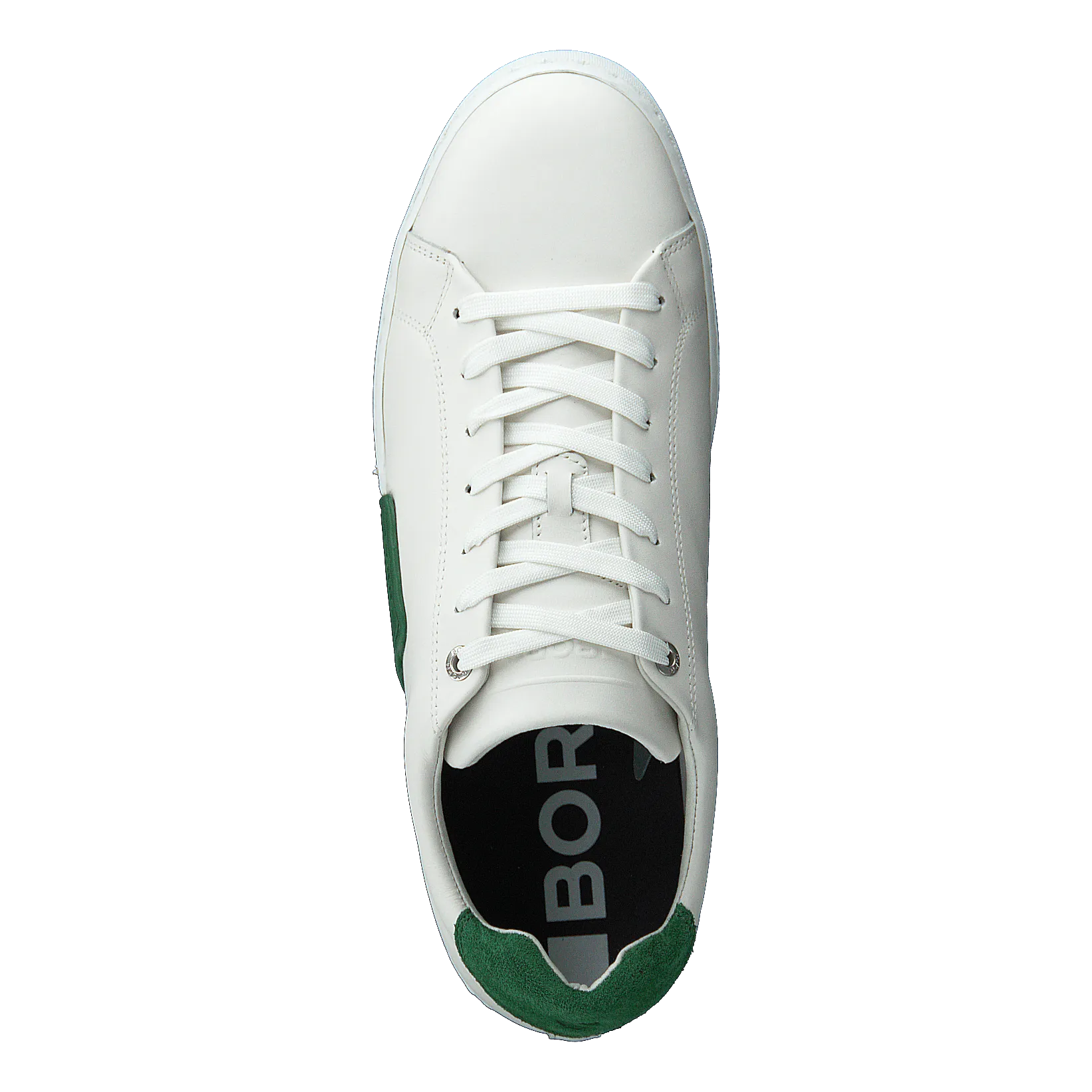 Clip M White/green