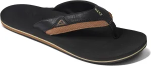 Cushion Dawn Reef Slides, Black/Tan