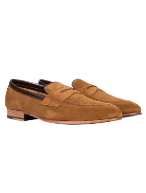 Darwin Suede Loafers Tan