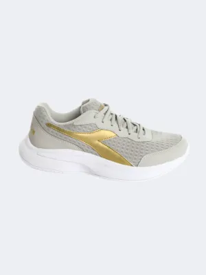 Diadora Eagle 5 Women Running Shoes Silver/Gold