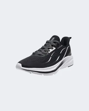 Erke Cushioning Men Running Shoes Black/White 11122103323-001