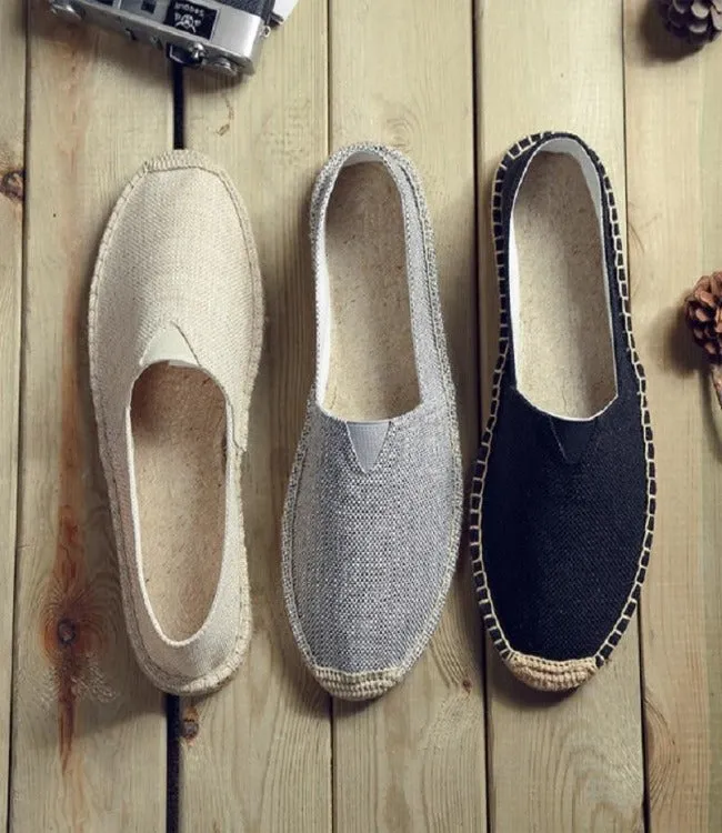 Espadrilles Hemp Canvas Flat Shoes