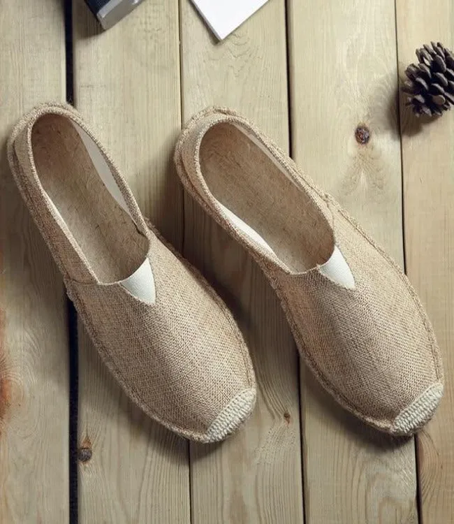 Espadrilles Hemp Canvas Flat Shoes