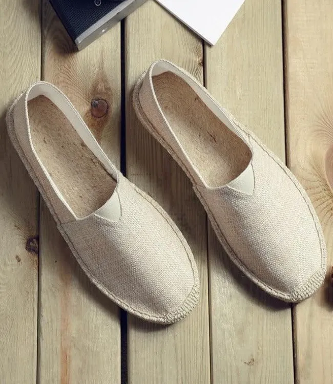 Espadrilles Hemp Canvas Flat Shoes