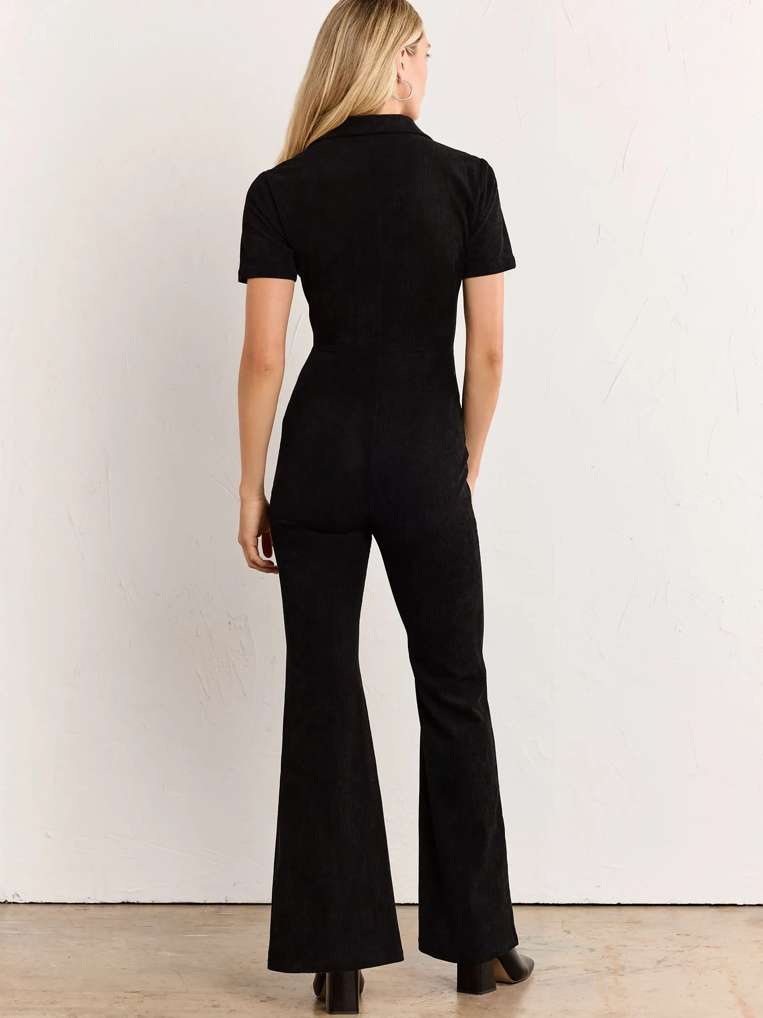 Flying Tomato Corduroy Front Zip Jumpsuit - Brands We Love