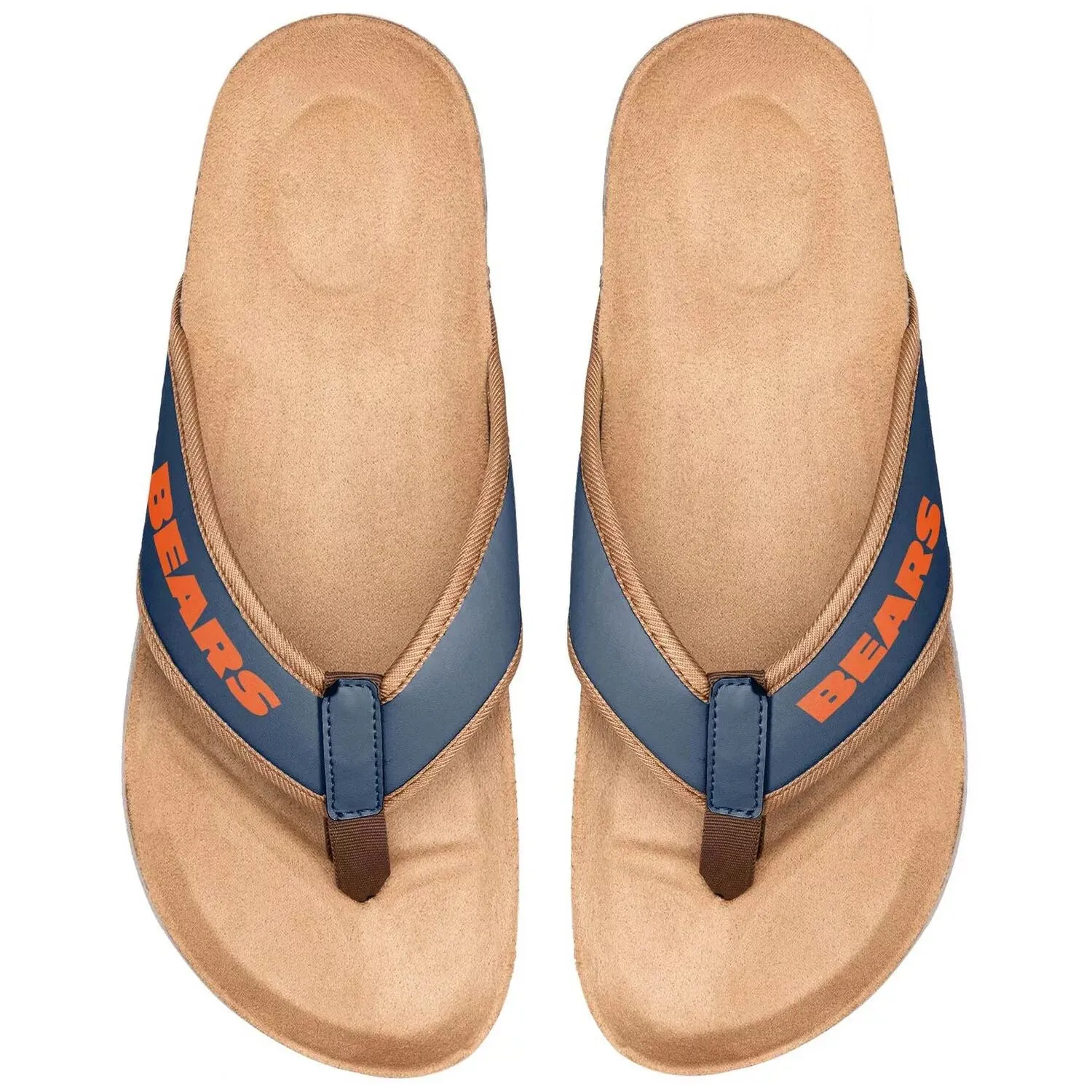 FOCO Chicago Bears Men's Cork Slippers