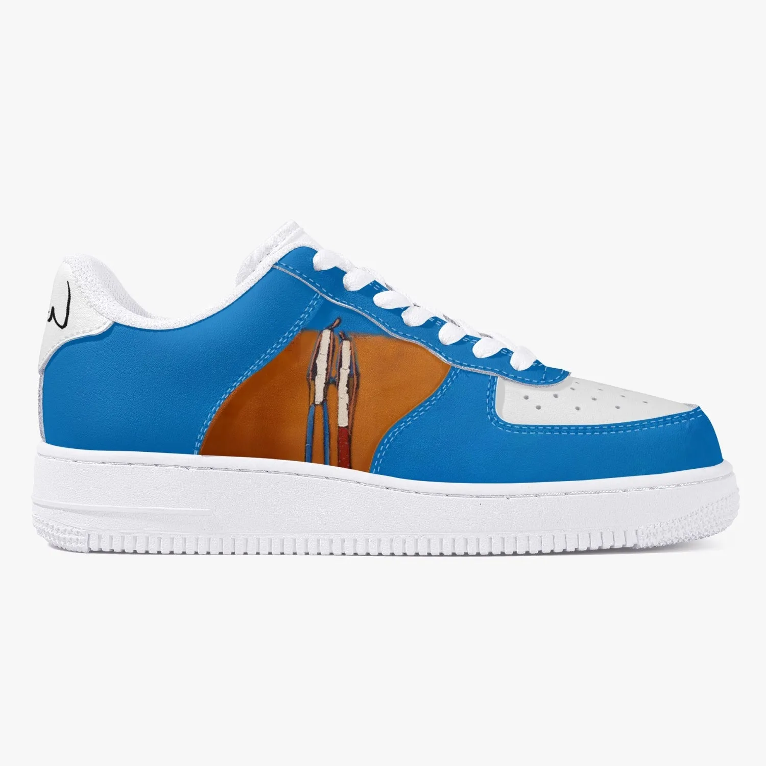 From now on Low-Top Leather Sports Sneakers