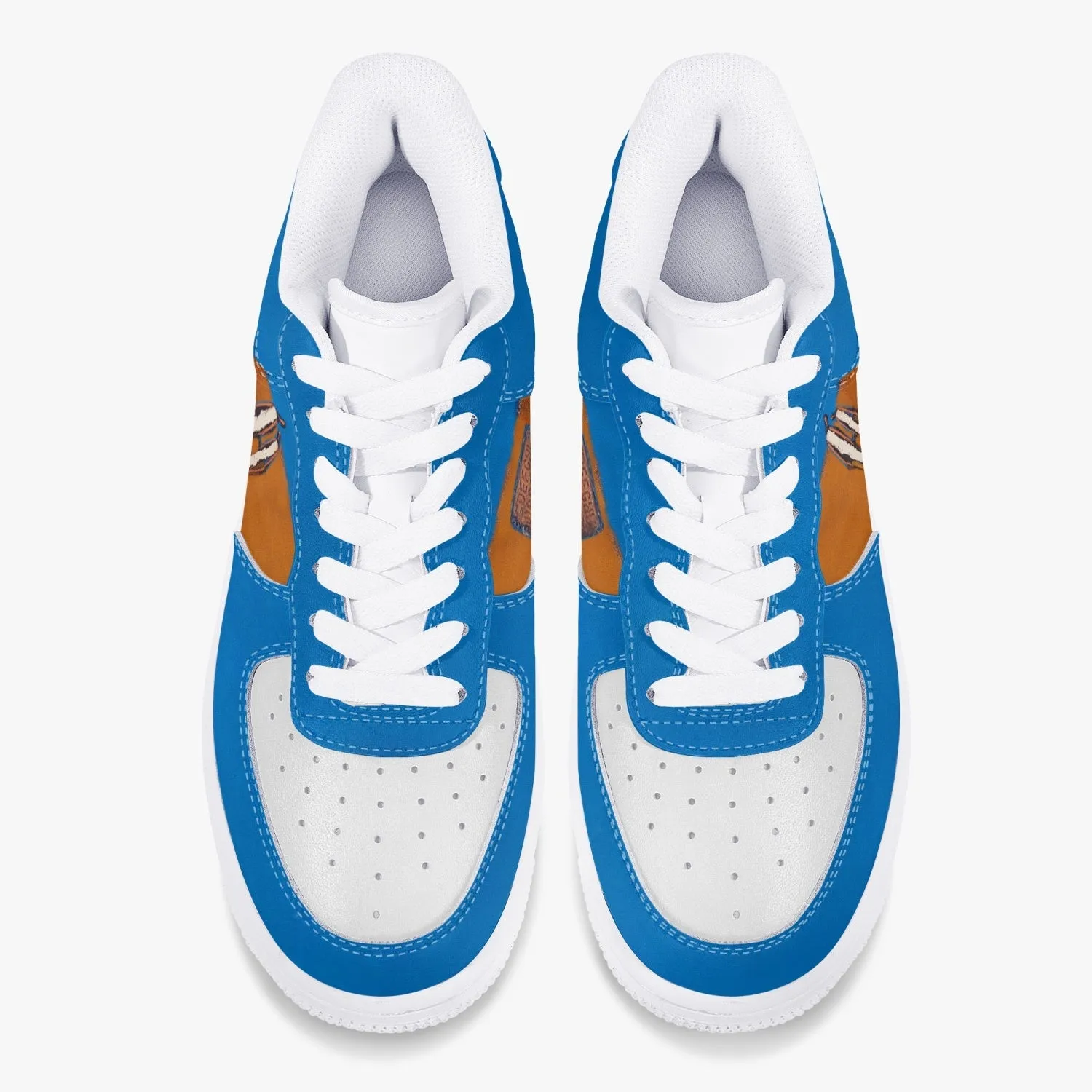 From now on Low-Top Leather Sports Sneakers