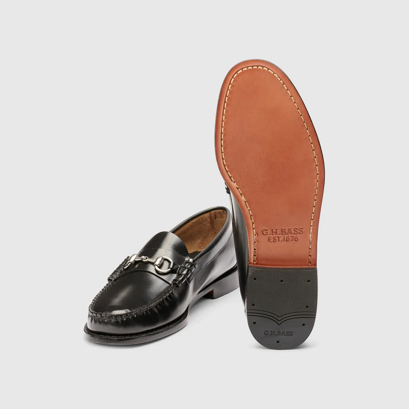 G.H. Bass Men's Lincoln Bit Weejun Loafer in Black