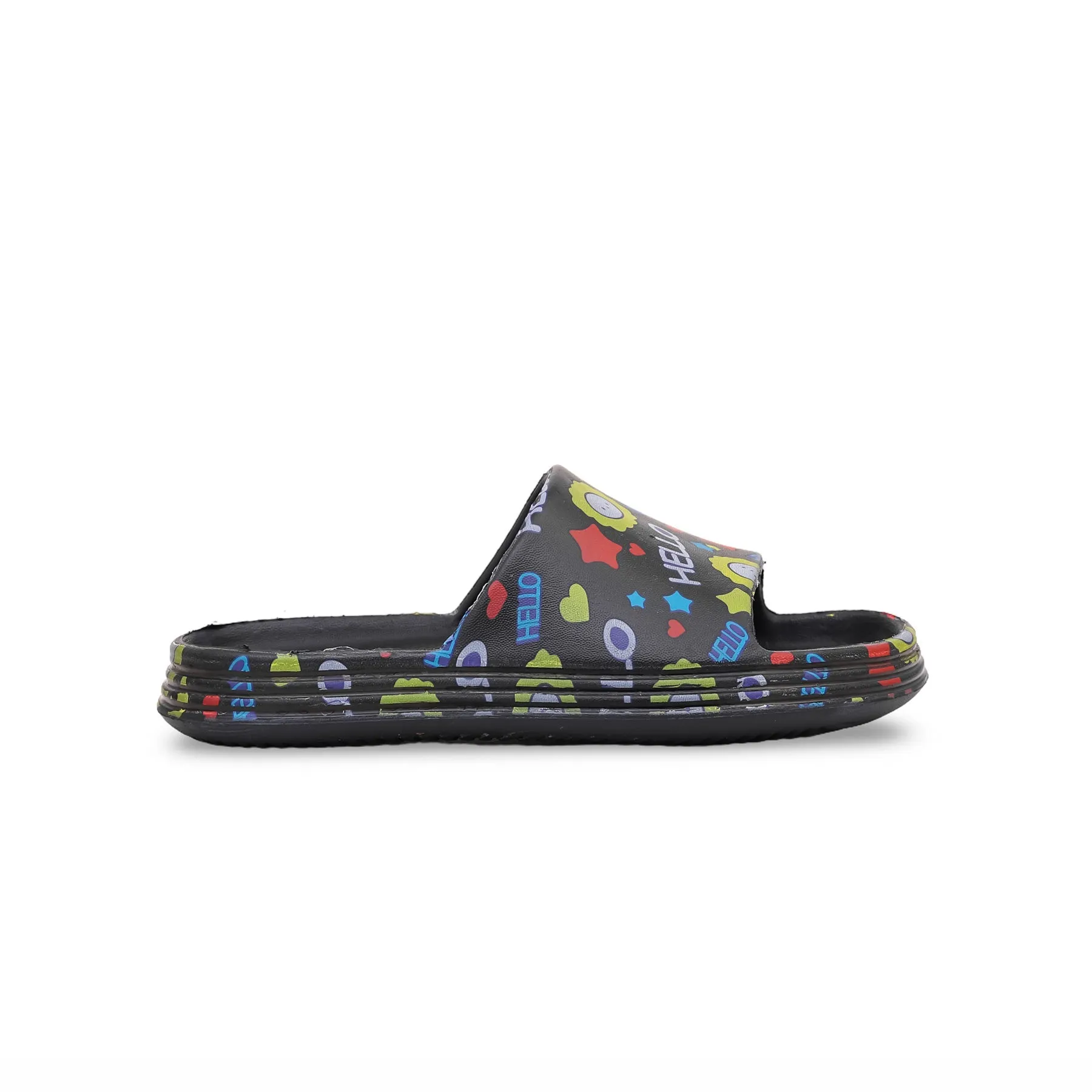 Girls Black Casual Flip Flop KD5480