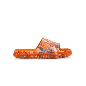 Girls Orange Casual Flip Flop KD5481