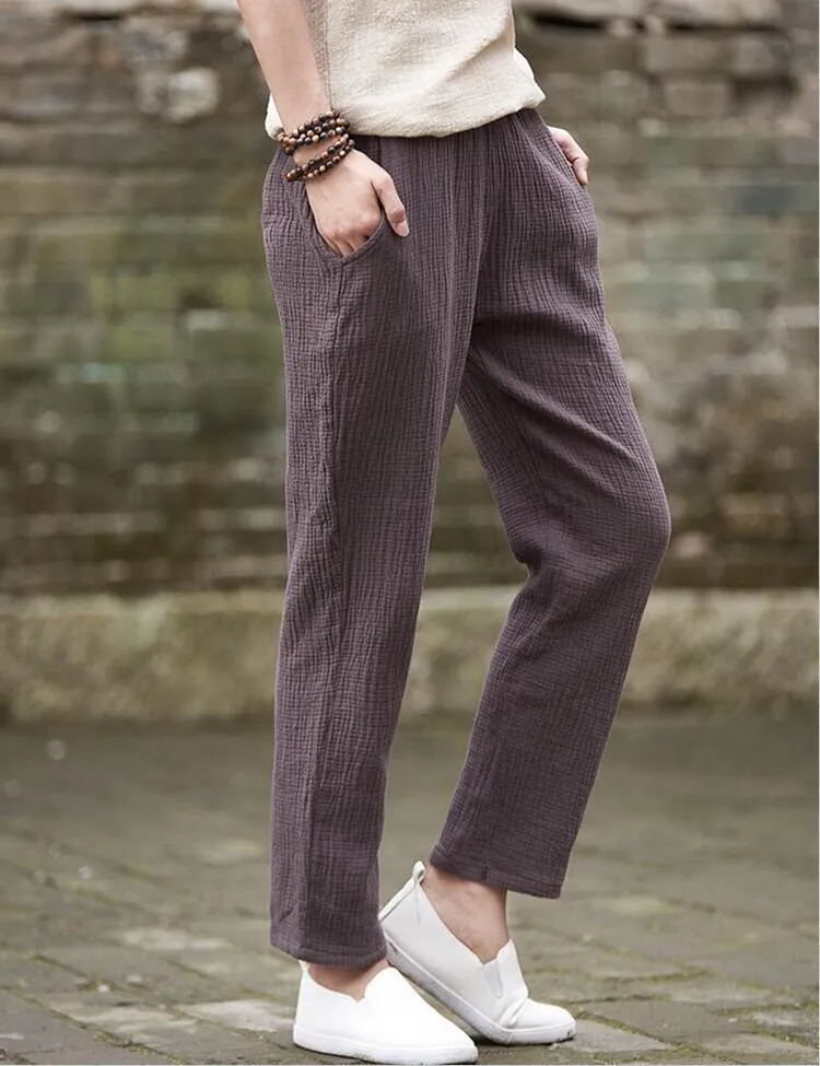 Hamis Plus Size Linen Pants