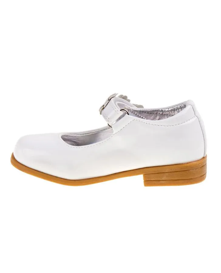 Kylie Girls White Mary Jane Dress Shoes