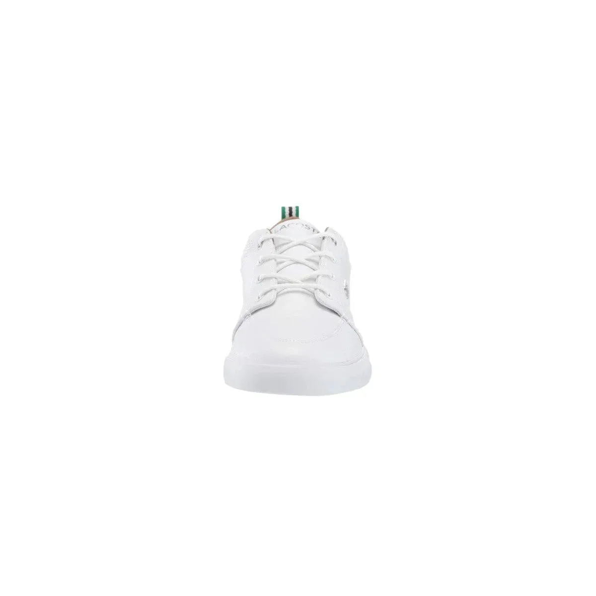 LACOSTE White Leather Lifestyle Sneakers