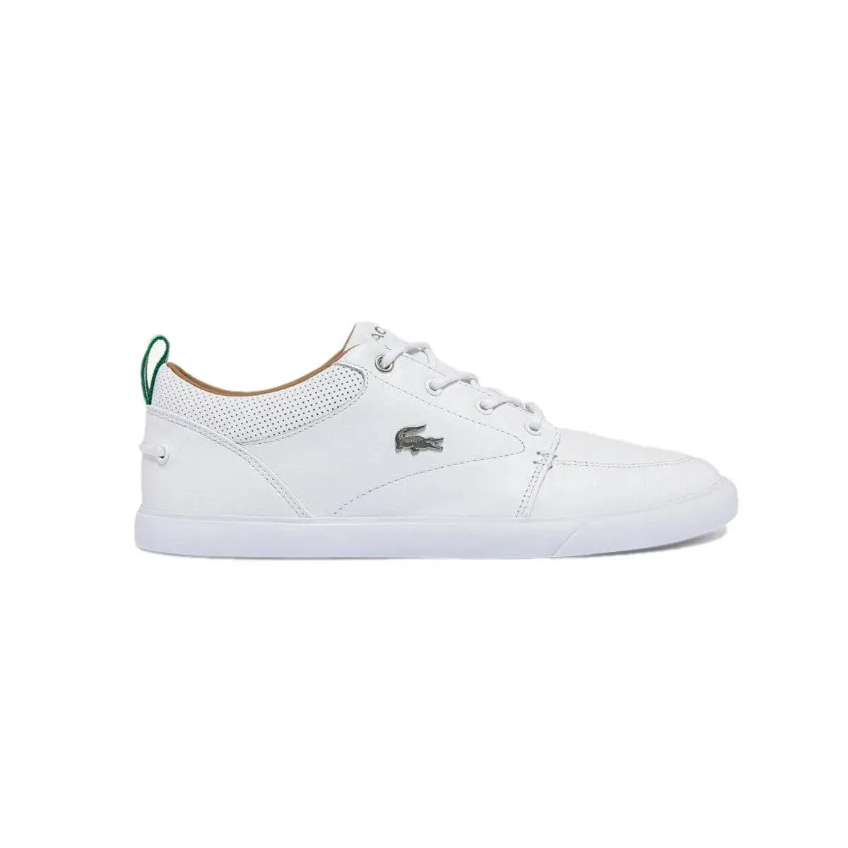 LACOSTE White Leather Lifestyle Sneakers