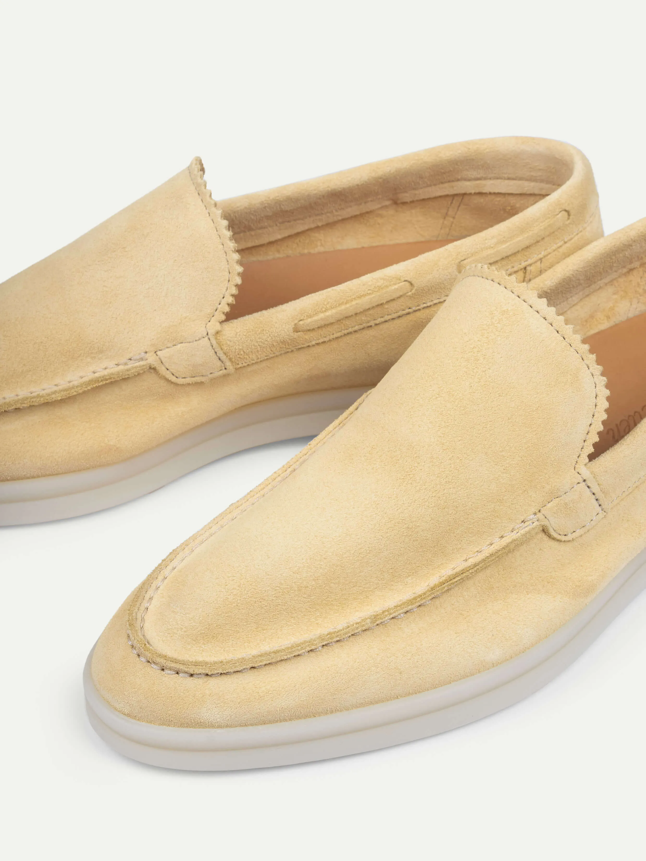 Lady Light Yellow Yacht Loafers