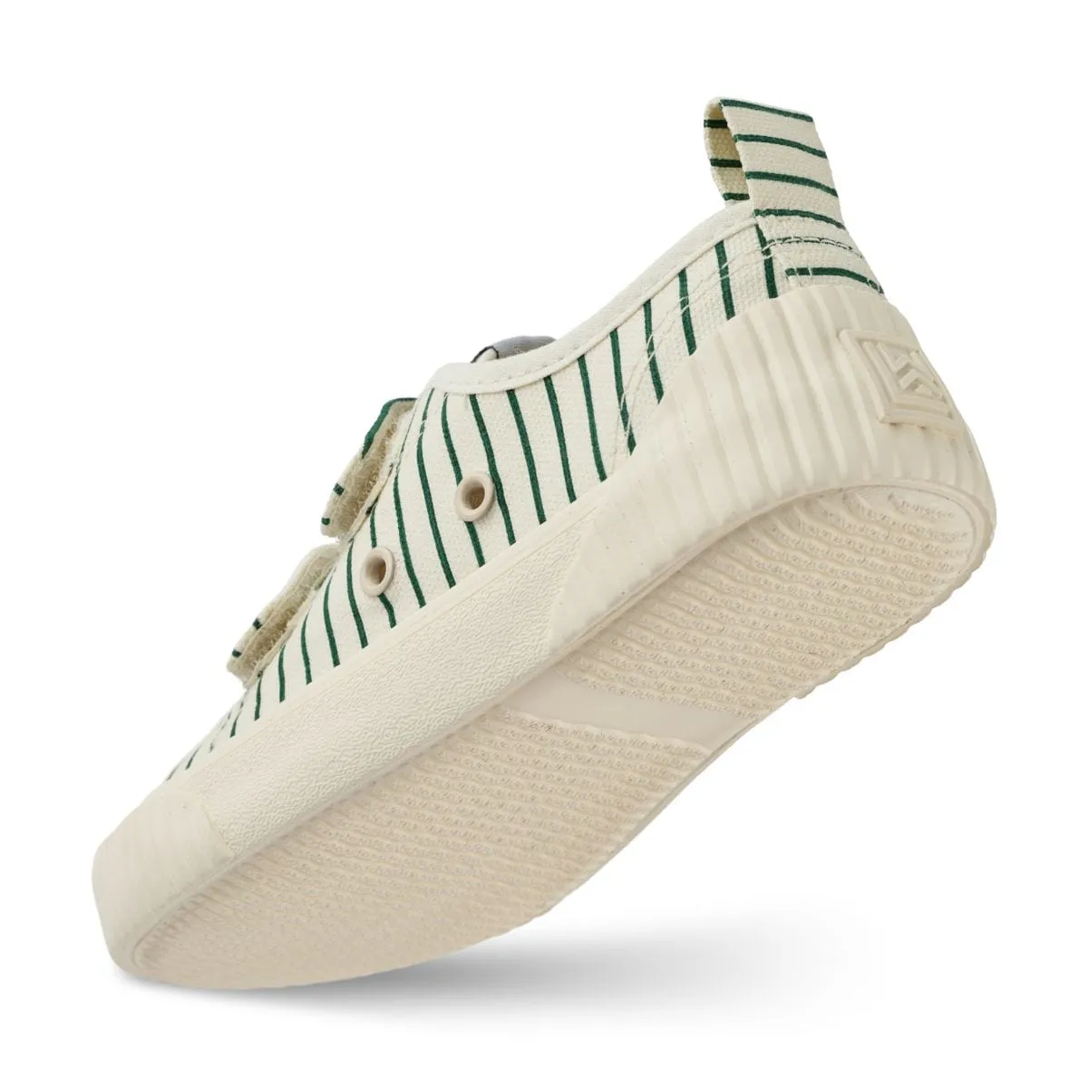 Liewood Kim Sneakers (Stripe Garden Green / Creme de la Creme)