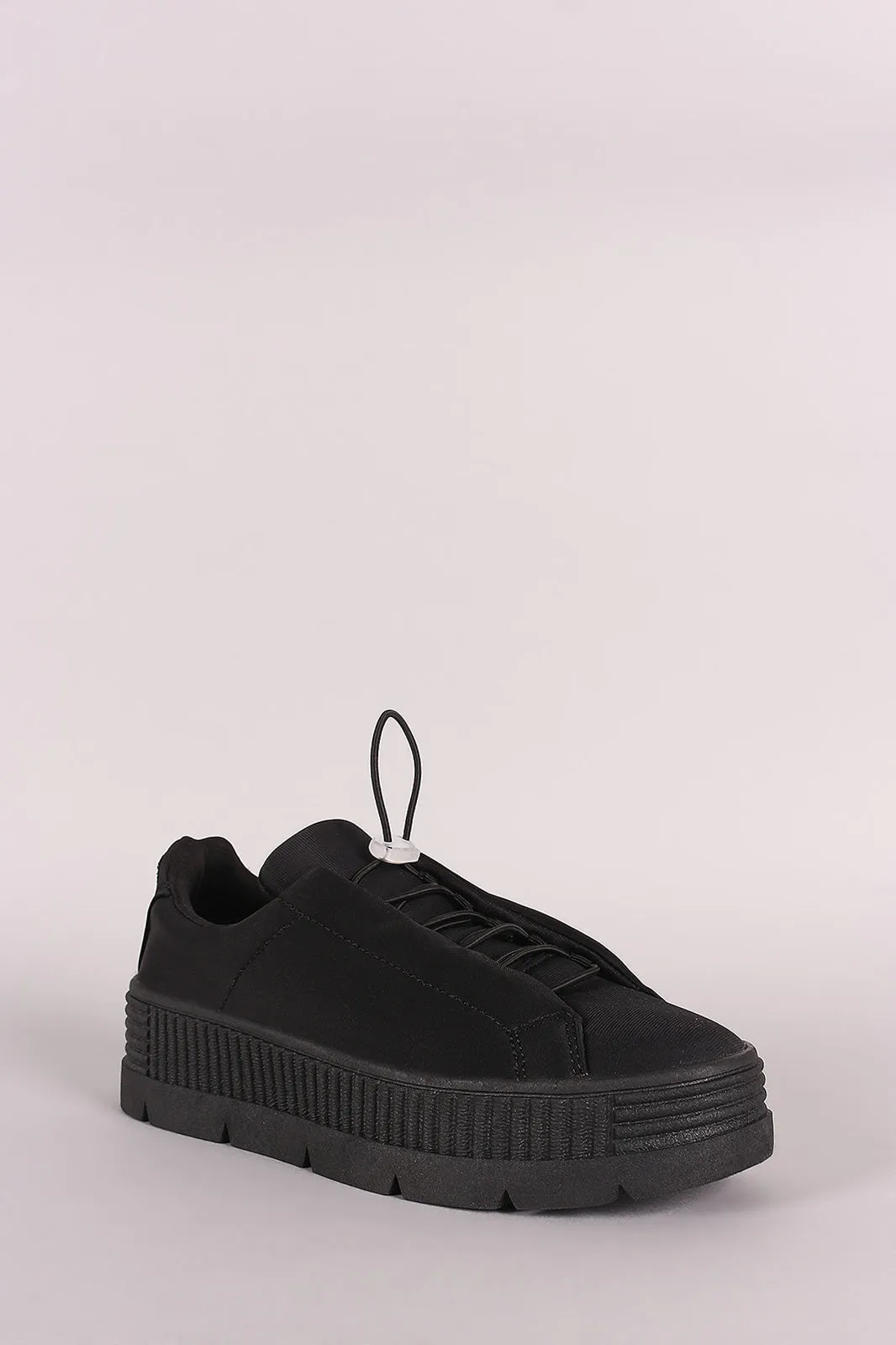 Liliana Neoprene Lug Sole Platform Sneaker