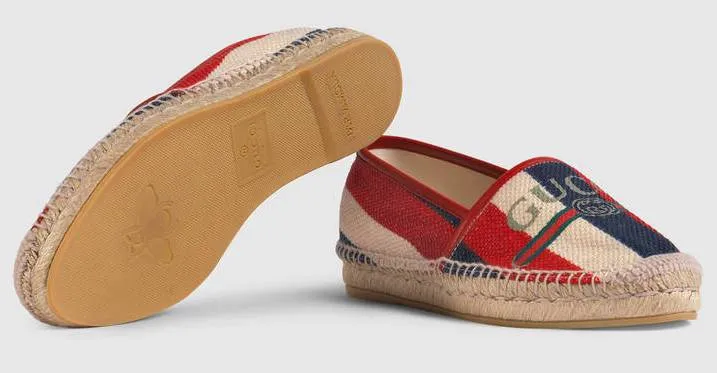 Logo Sylvie Canvas Espadrille