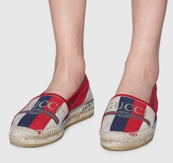 Logo Sylvie Canvas Espadrille