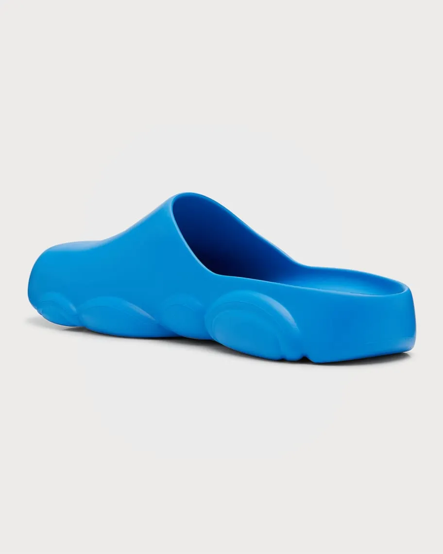 Men's rubber slippers Bubble Teddy Moschino