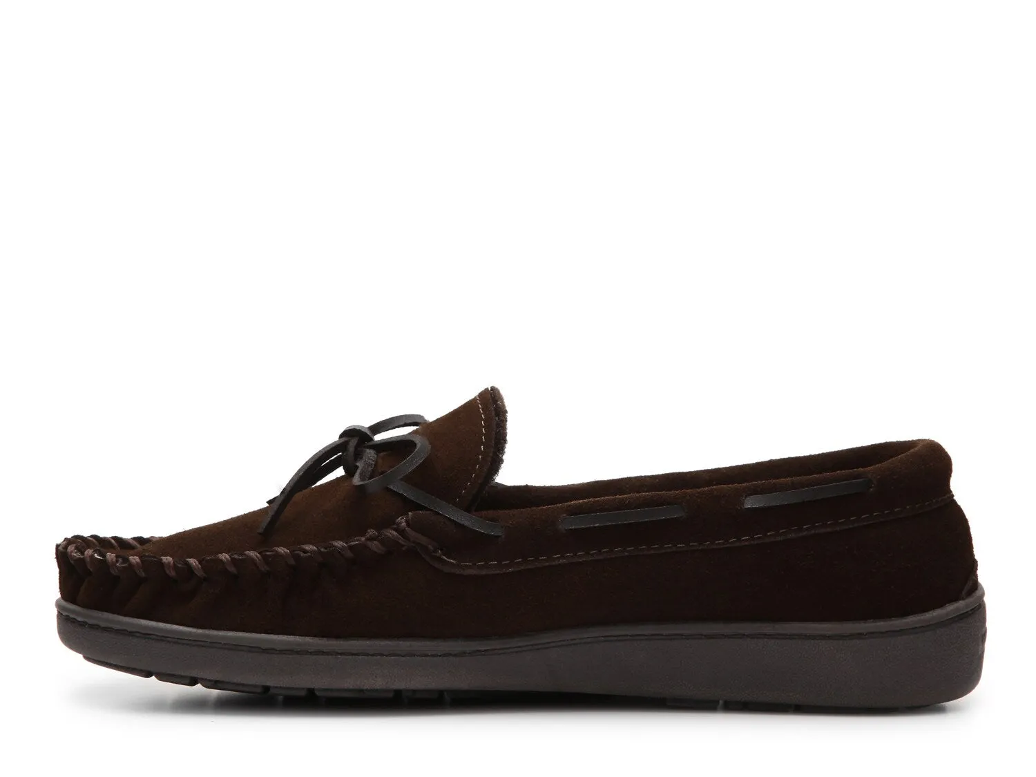 Minnetonka Trevor slippers, dark brown