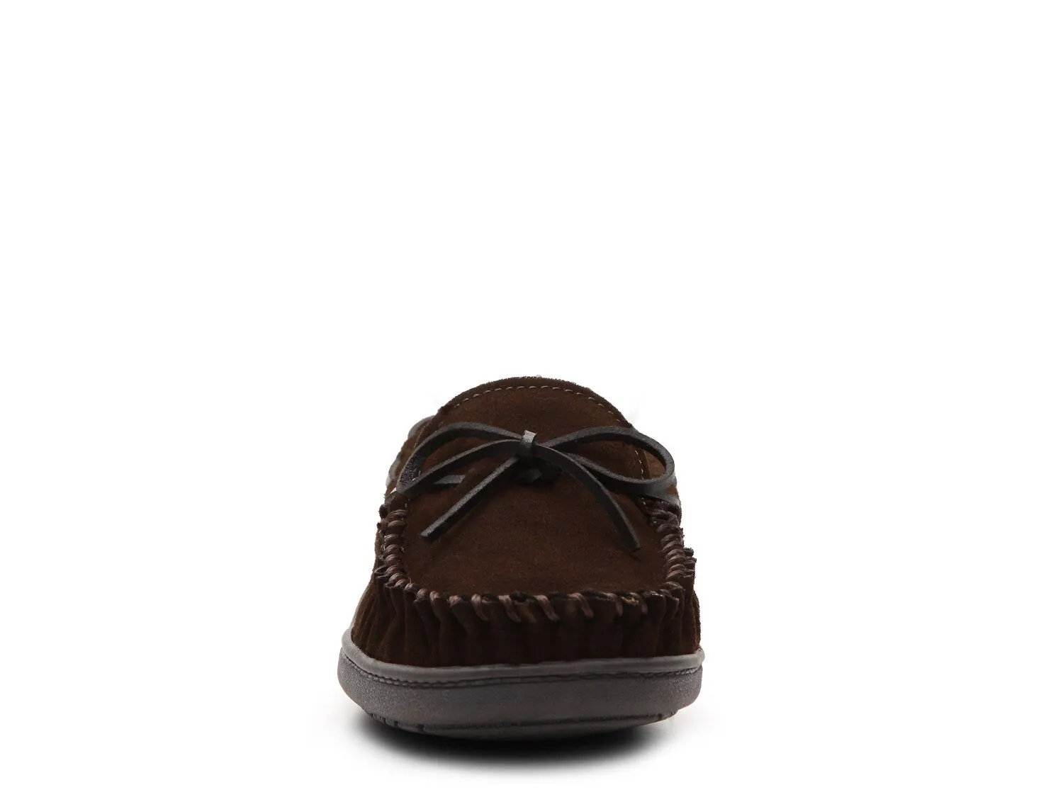 Minnetonka Trevor slippers, dark brown