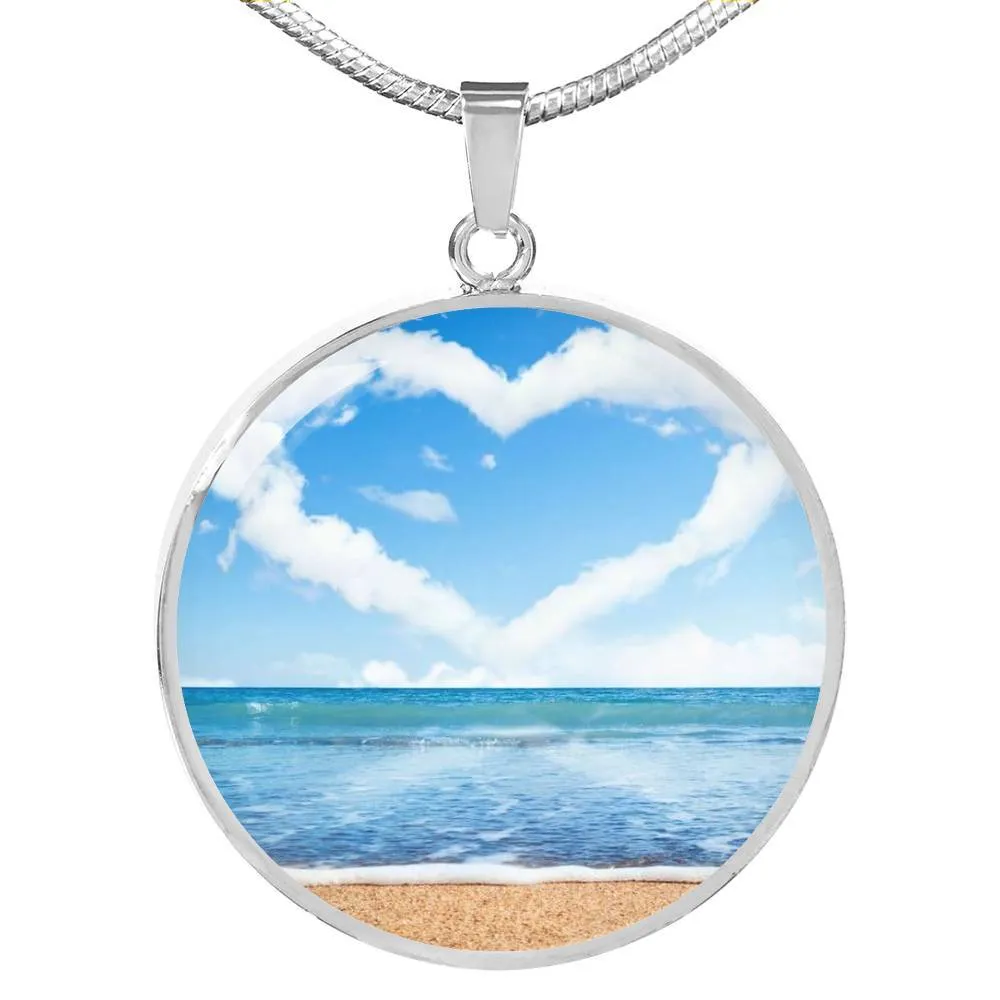 My Heart Is At The Beach Necklace