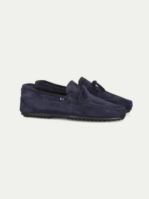 Navy Suede City Driving Shoes