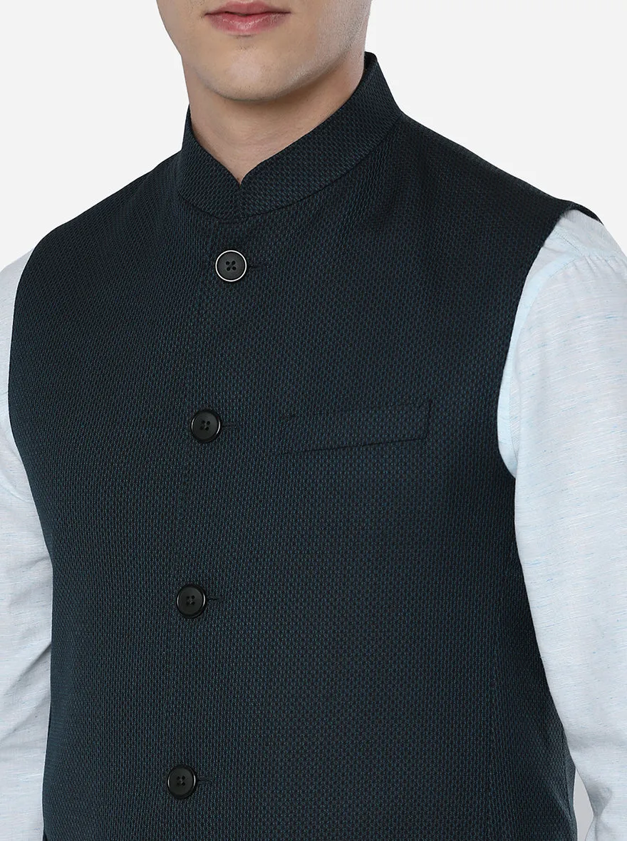 Peacock Blue Modi Jacket | JadeBlue