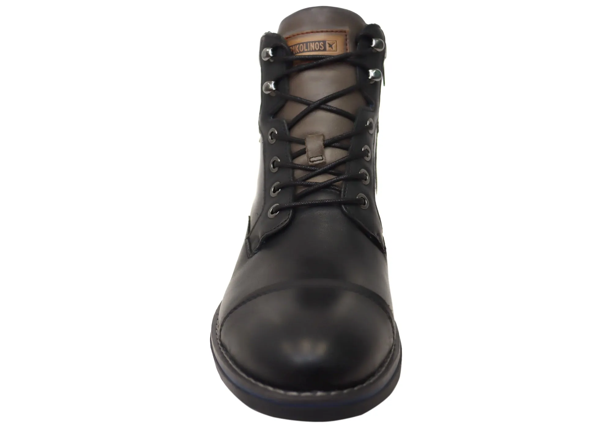 Pikolinos Mens York M2M-8170 Comfortable Leather Lace Up Boots