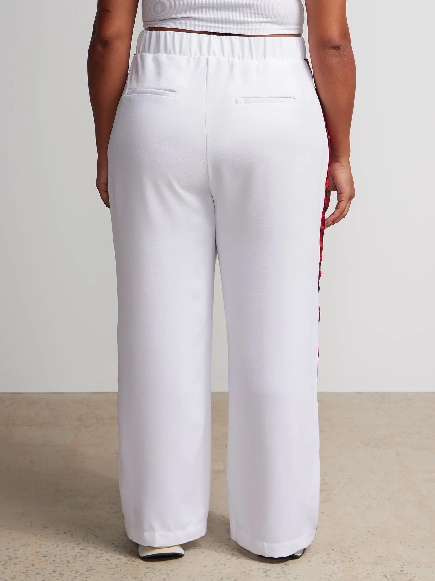 Plus Side Tape Wide Leg Pant