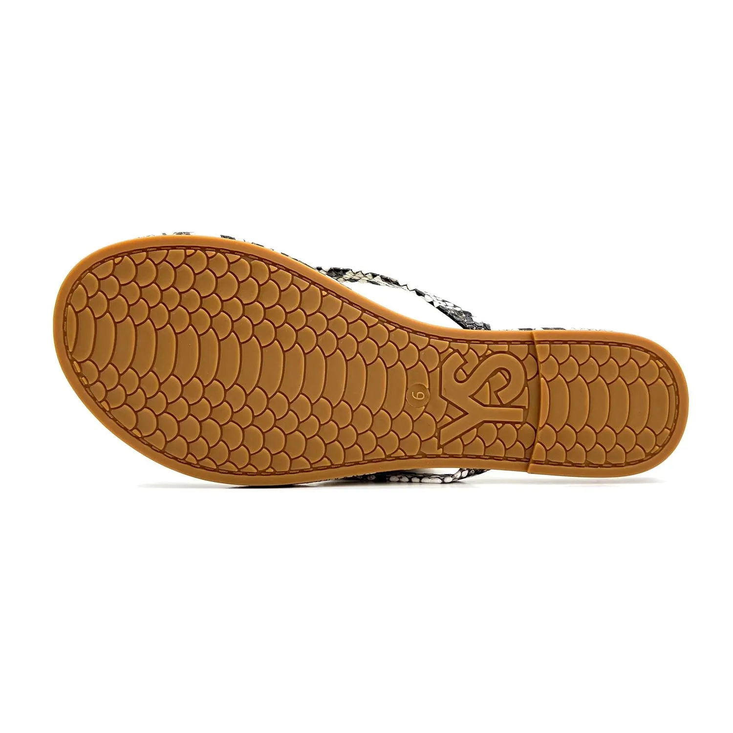 Rivington Flip Flop in Natural Snake