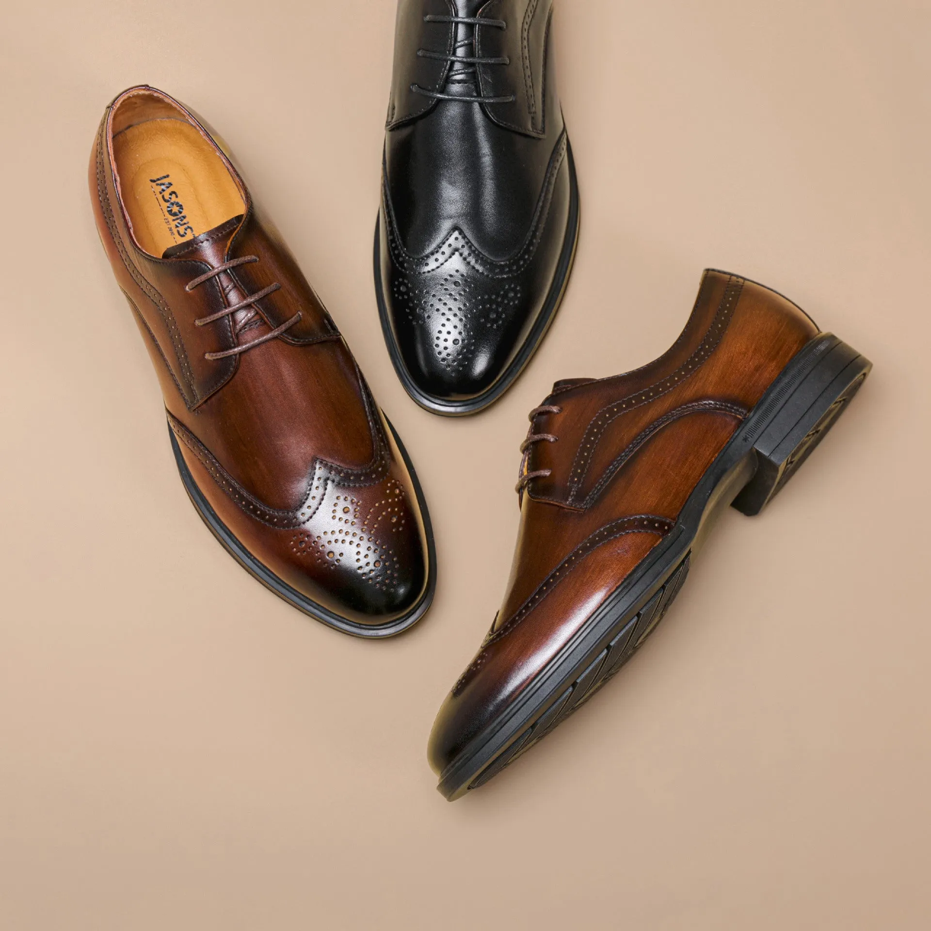 Sabino Deck - Men's Leather Derby Dress Shoes