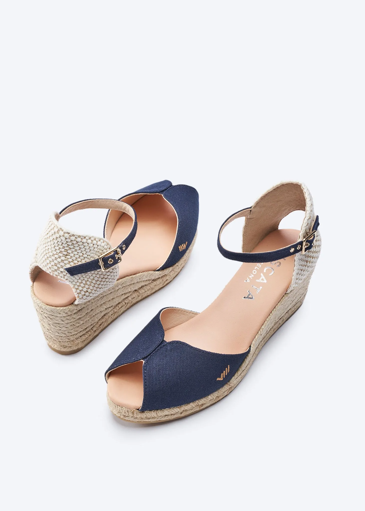 Sacova Canvas Espadrille Sandal Wedges