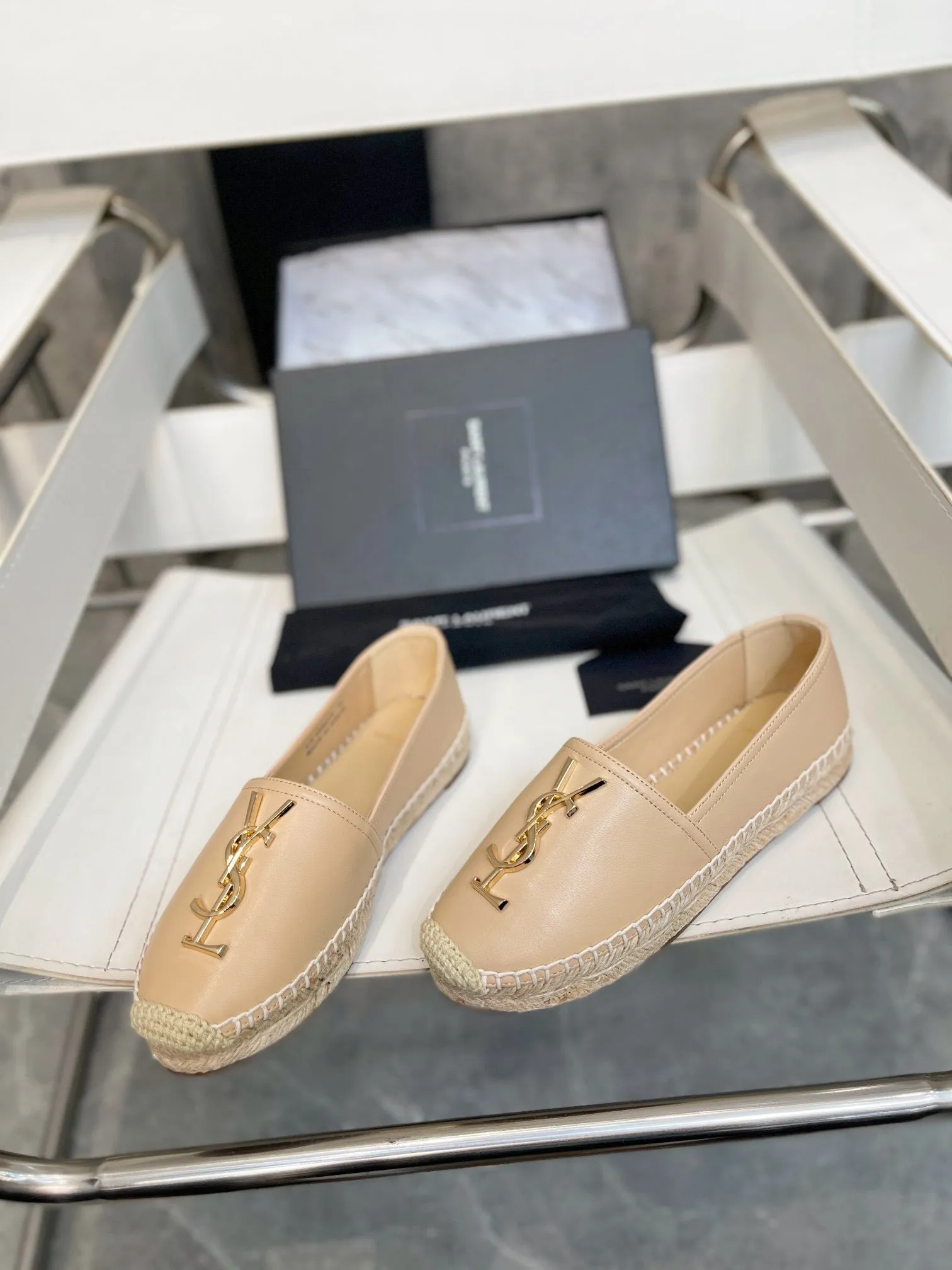 SE1120 Cassandre Espadrilles in Lambskin / Size4-11