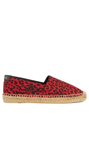 Signature Leopard-Print Flat Espadrilles