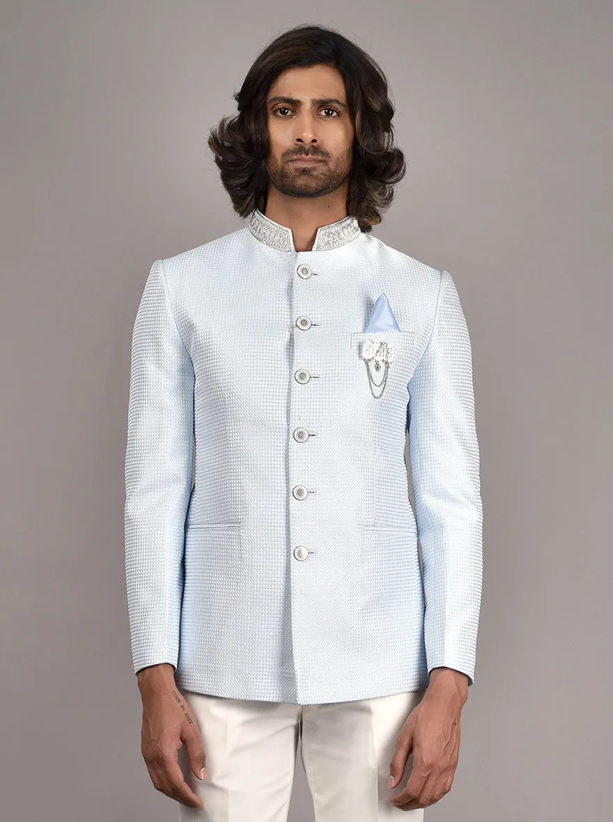 Sky Blue Jodhpuri Suit | TULA