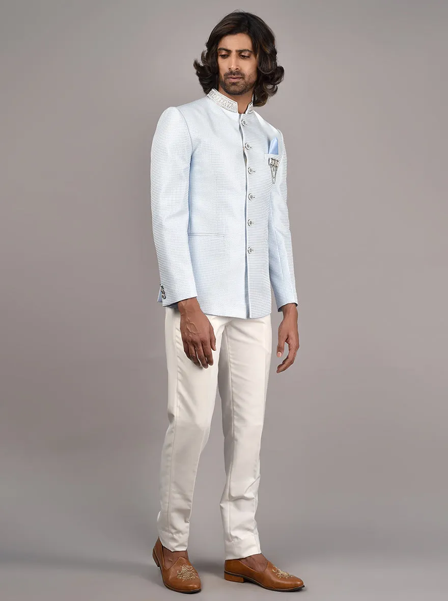 Sky Blue Jodhpuri Suit | TULA