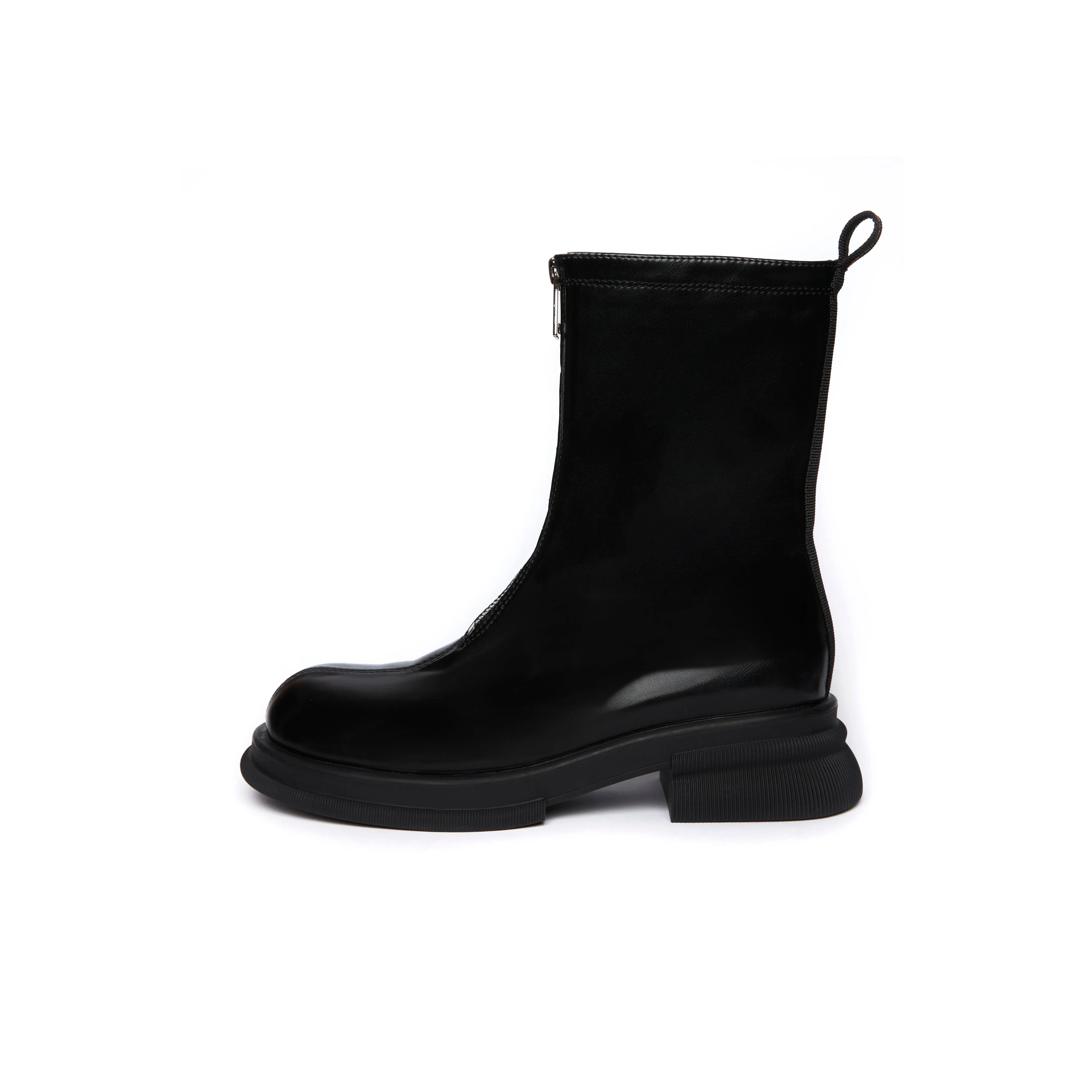 Soul Chic Zip Boots - Black (BLK)