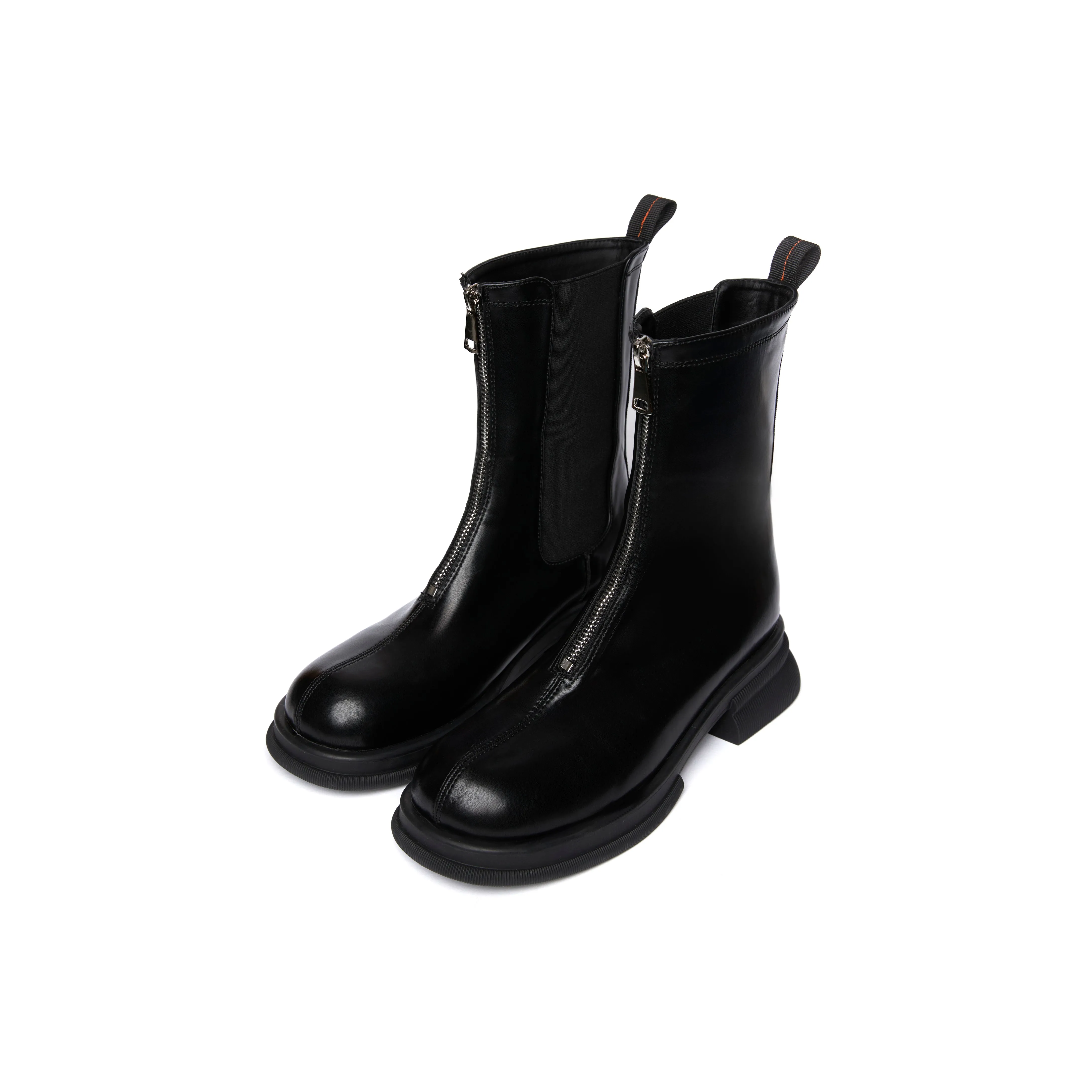 Soul Chic Zip Boots - Black (BLK)