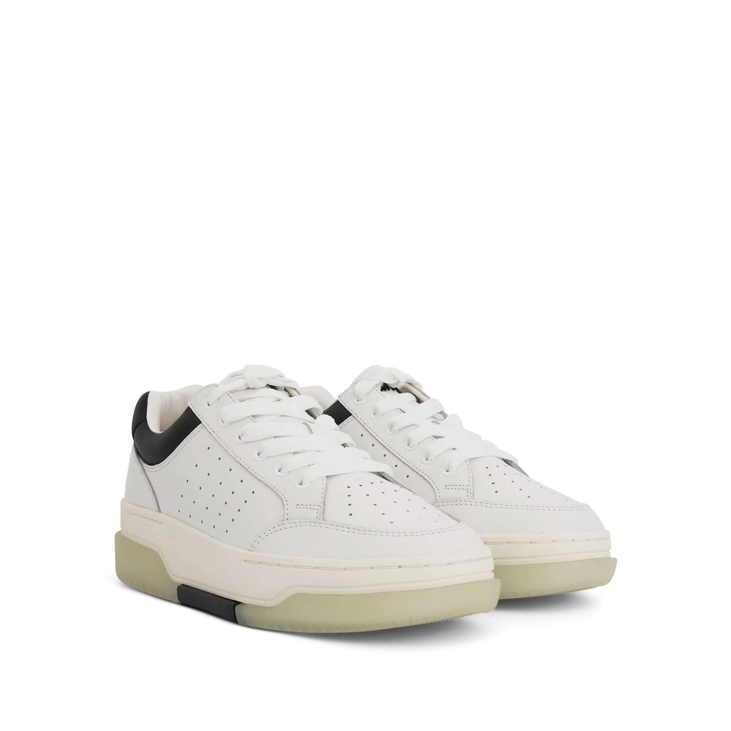 Stadium Low Sneakers in White/Black