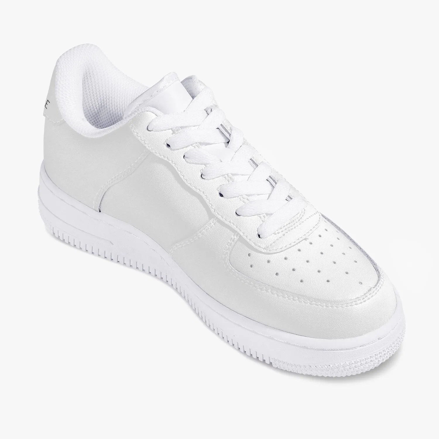 Top Leather Sports Women Sneakers - White