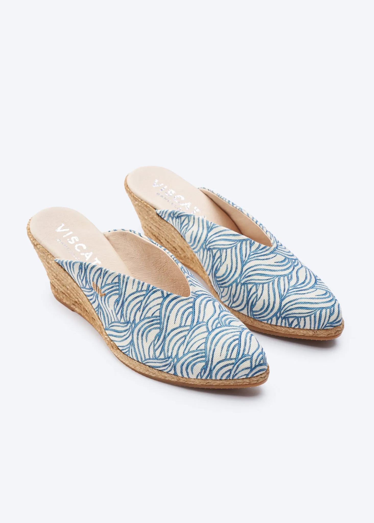 Truja Limited Edition Canvas Espadrille Mule Wedges