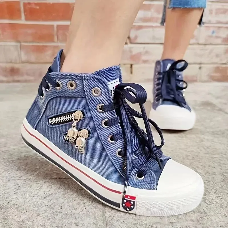 Valesca Sneakers | Casual Denim Sneakers